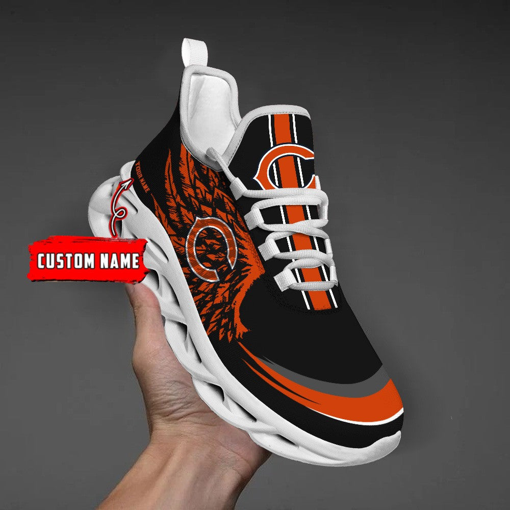 Ideafootwear Chicago Bears NFL Max Soul Shoes Sneakers For Men And Women