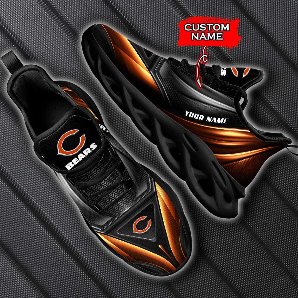 Ideafootwear Chicago Bears NFL Max Soul Shoes Sneakers For Men And Women