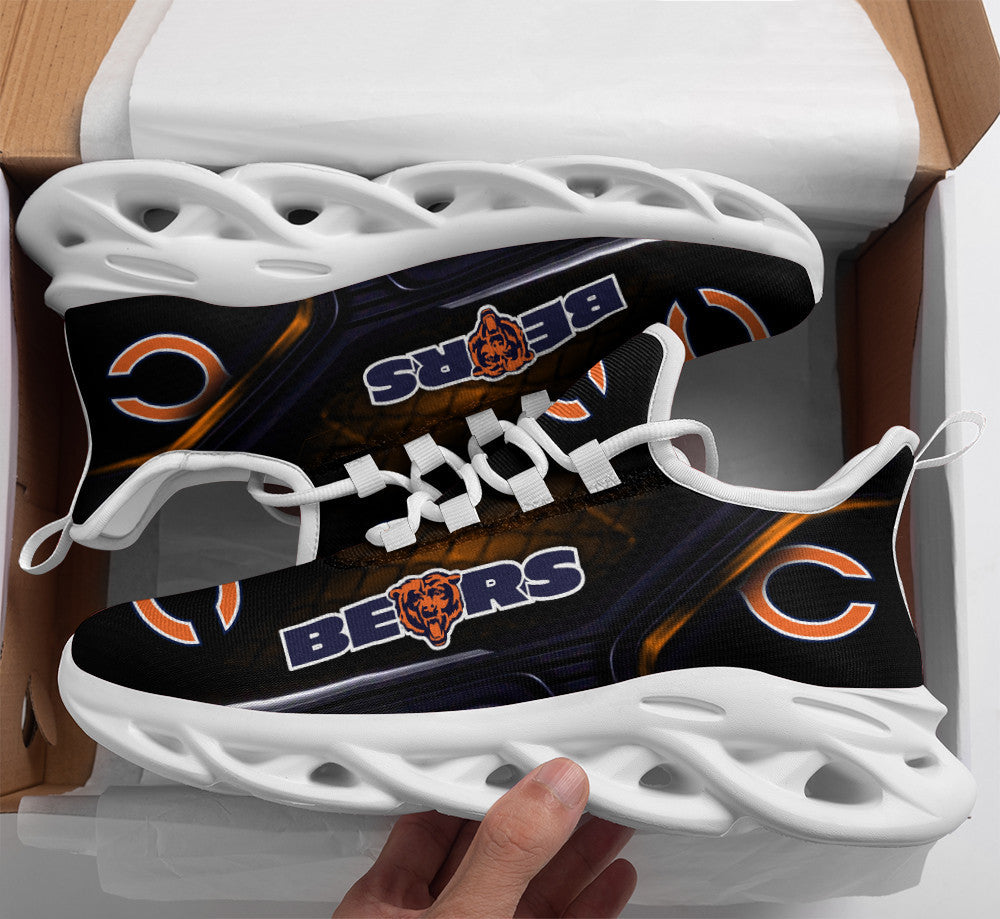 Ideafootwear Chicago Bears NFL Max Soul Shoes Sneakers For Men And Women