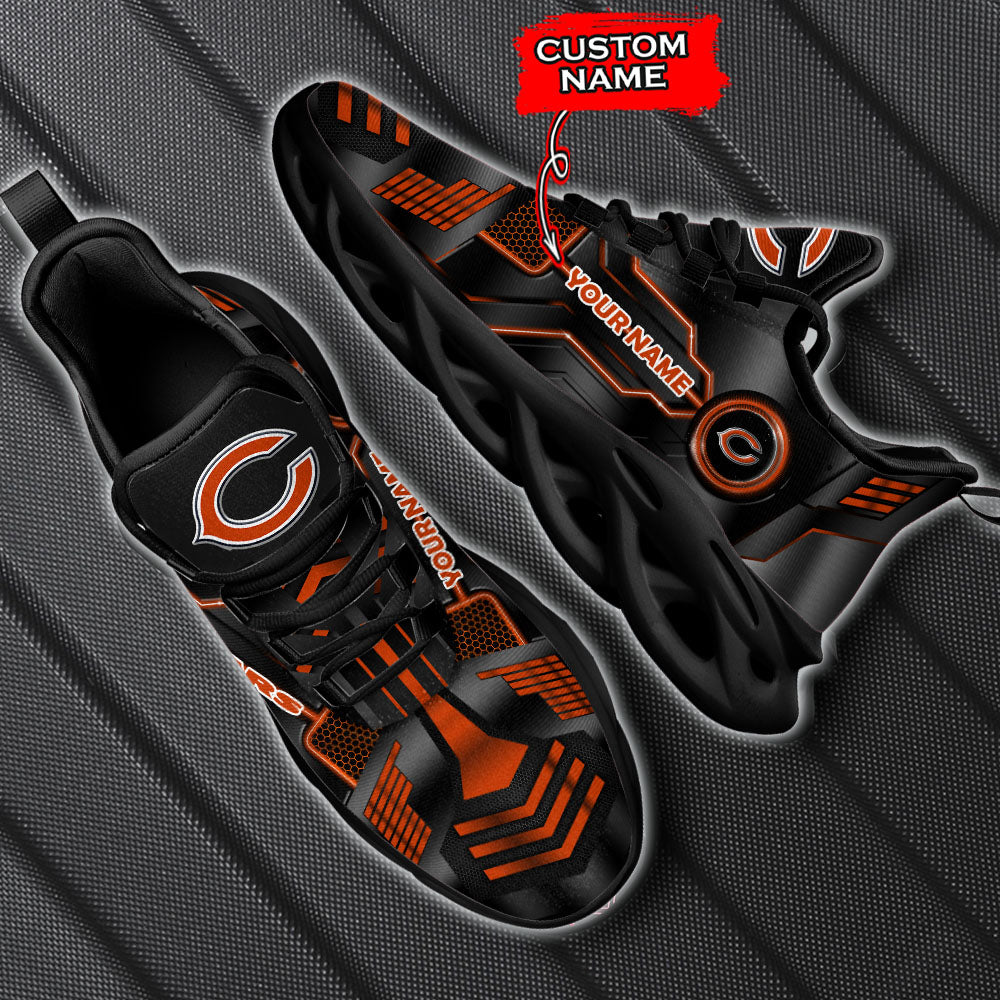 Ideafootwear Chicago Bears NFL Max Soul Shoes Sneakers For Men And Women