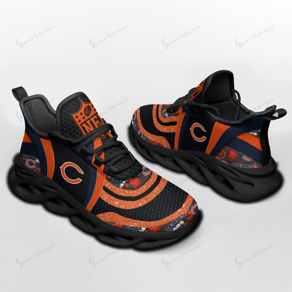 Ideafootwear Chicago Bears NFL Max Soul Shoes Sneakers For Men And Women
