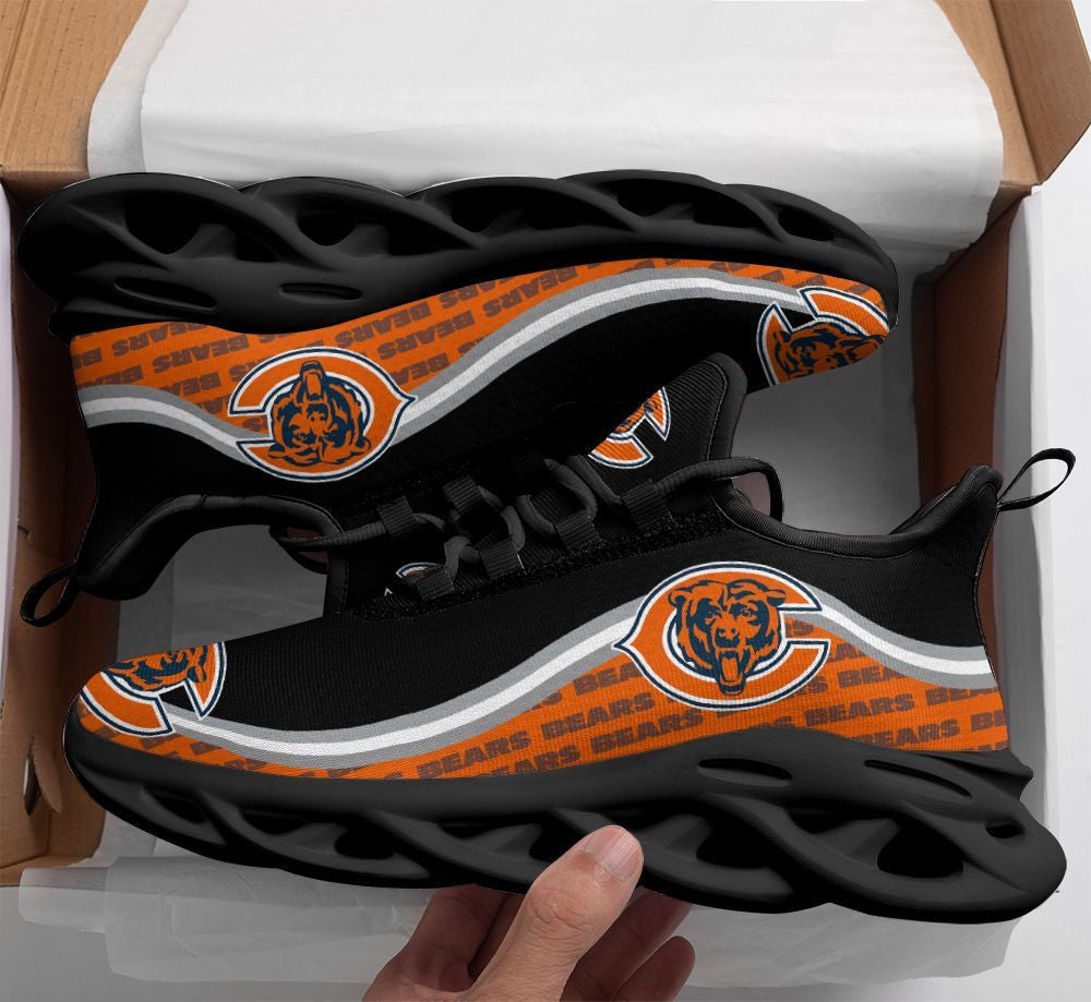Ideafootwear Chicago Bears NFL Max Soul Shoes Sneakers For Men And Women