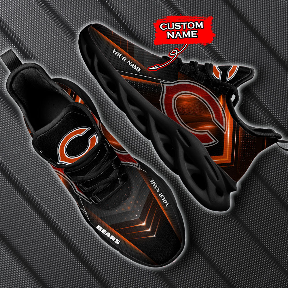 Ideafootwear Chicago Bears NFL Max Soul Shoes Sneakers For Men And Women