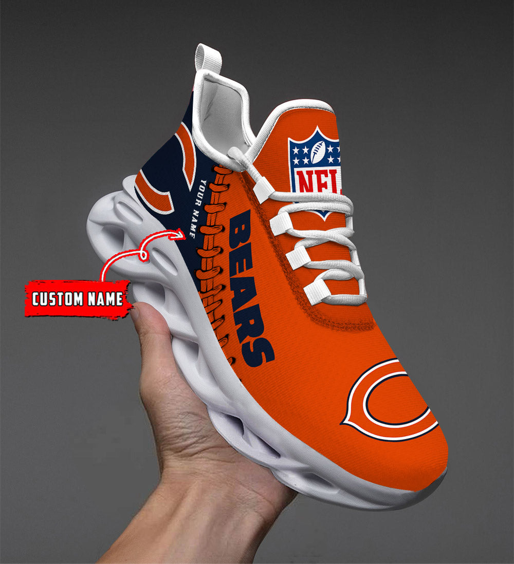 Ideafootwear Chicago Bears NFL Max Soul Shoes Sneakers For Men And Women