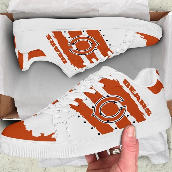 Ideafootwear Chicago Bears Skate Stan Shoes Sneakes For Men And Women