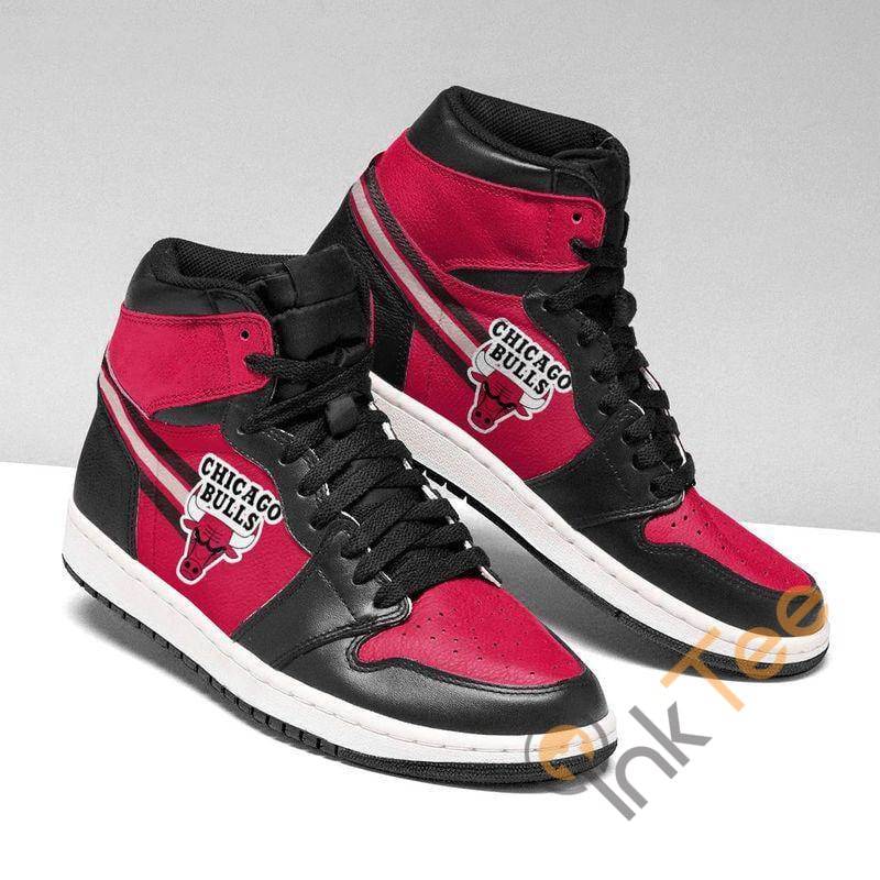 Ideafootwear Chicago Bulls NBA AJ1 High Sneakers Shoes For Men And Women