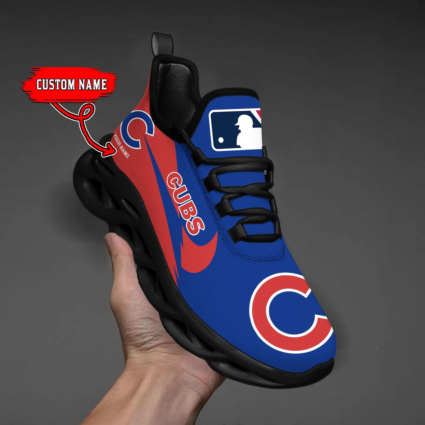 Ideafootwear Chicago Cubs Max Soul Shoes Sneakers For Men And Women