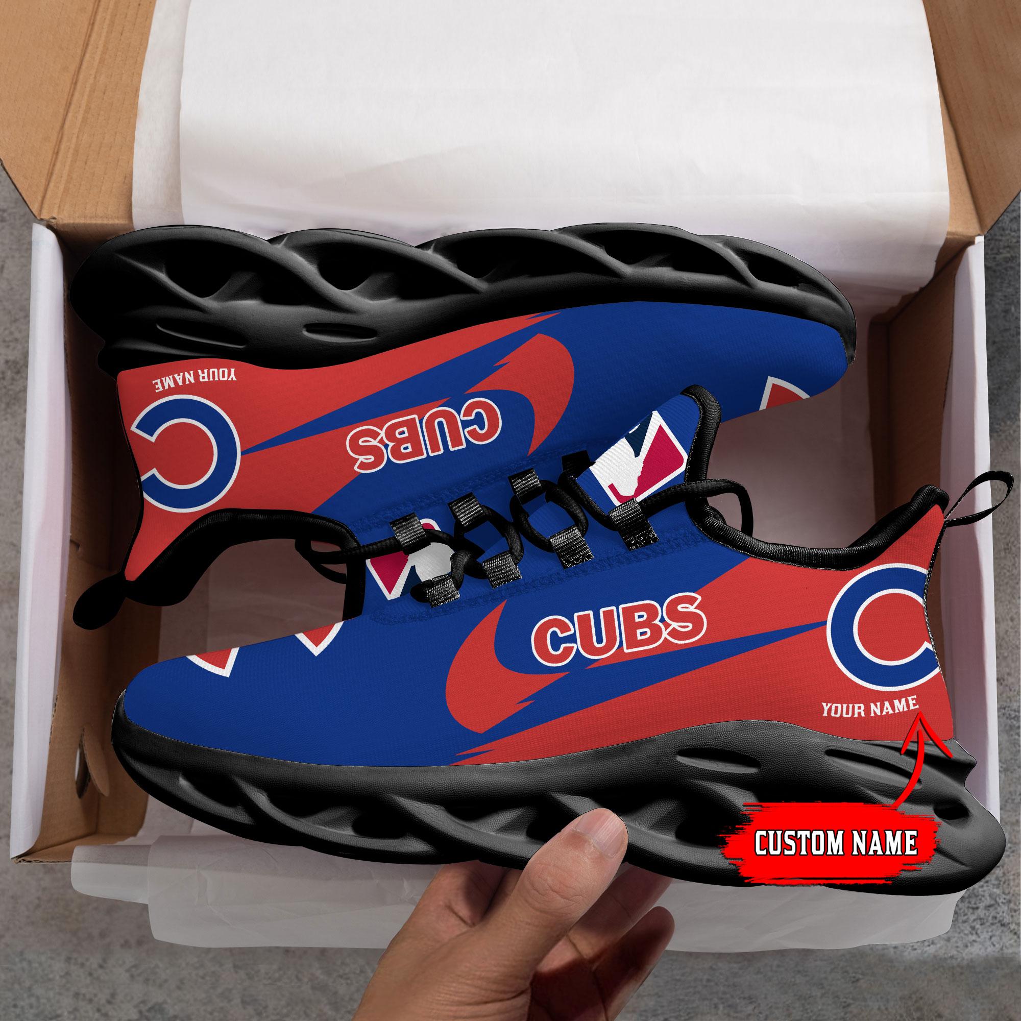 Ideafootwear Chicago Cubs Max Soul Shoes Sneakers For Men And Women