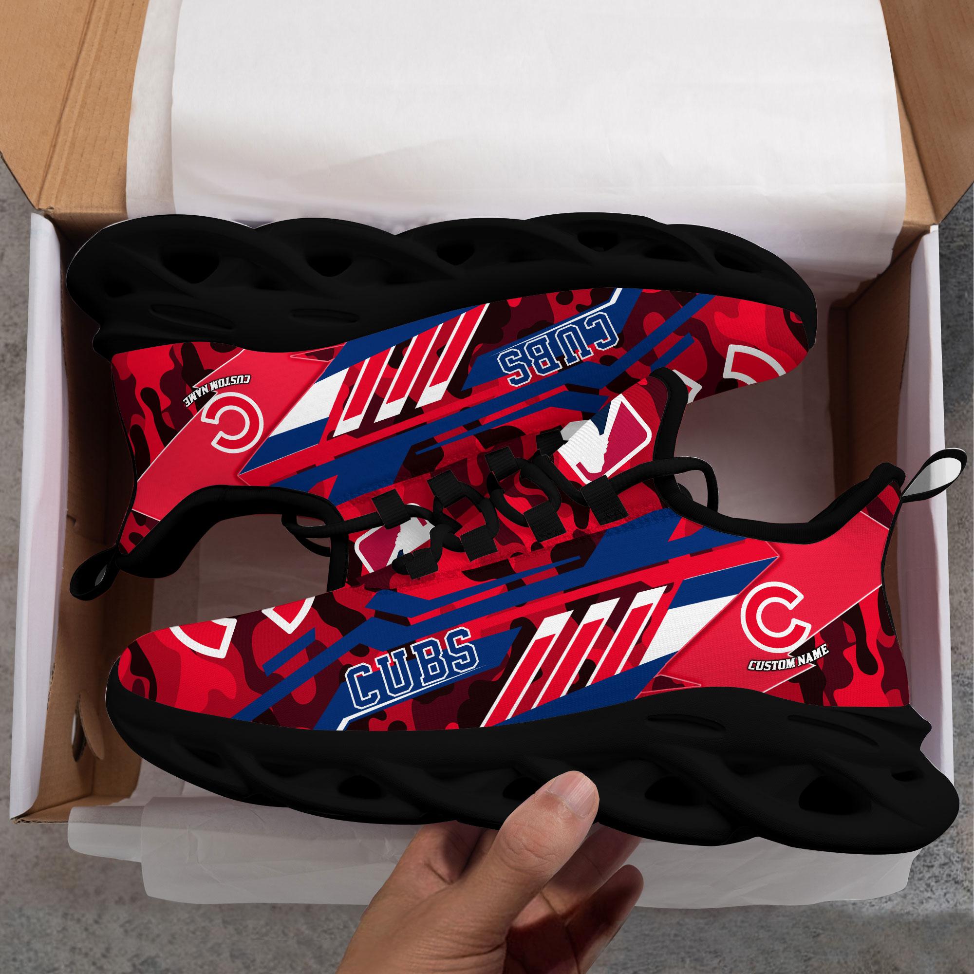 Ideafootwear Chicago Cubs Max Soul Shoes Sneakers For Men And Women