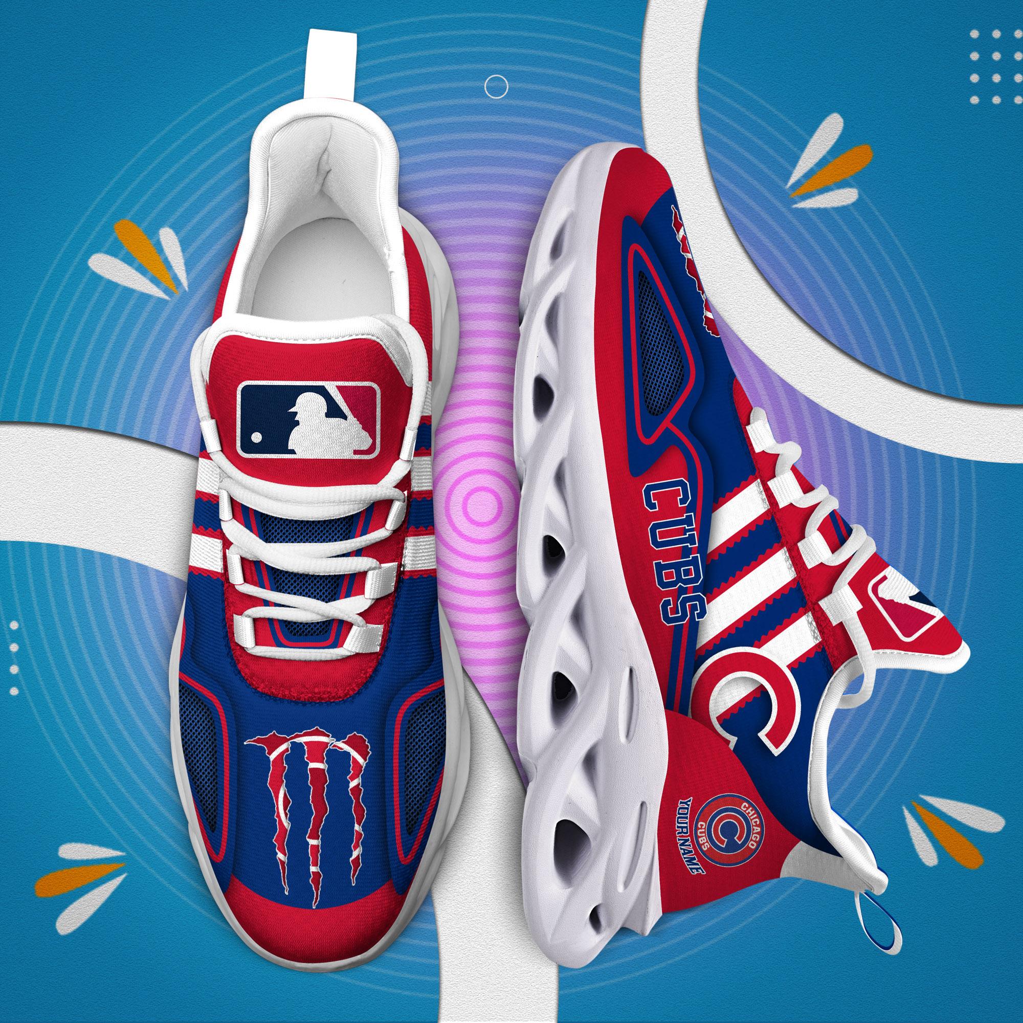 Ideafootwear Chicago Cubs Max Soul Shoes Sneakers For Men And Women
