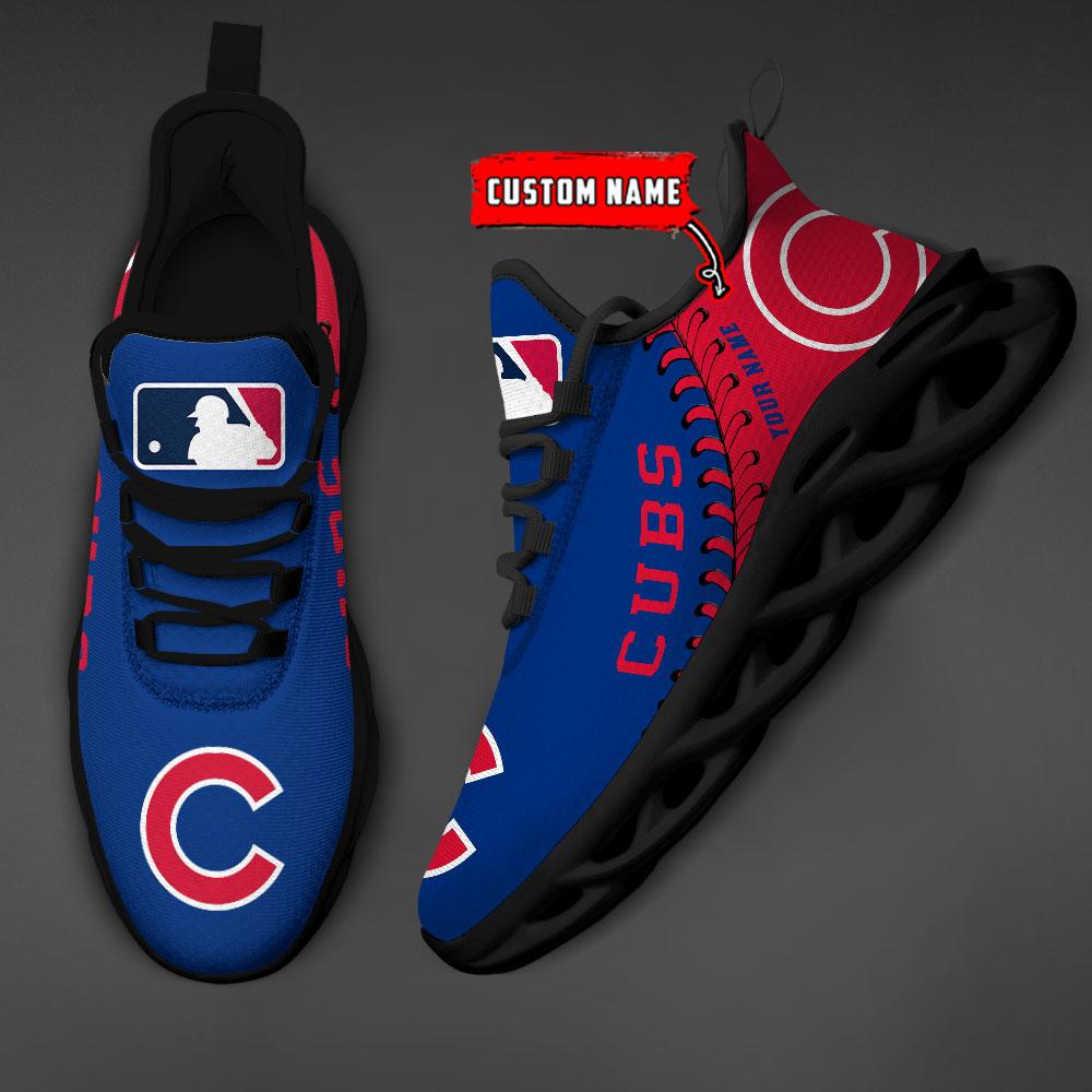 Ideafootwear Chicago Cubs Max Soul Shoes Sneakers For Men And Women
