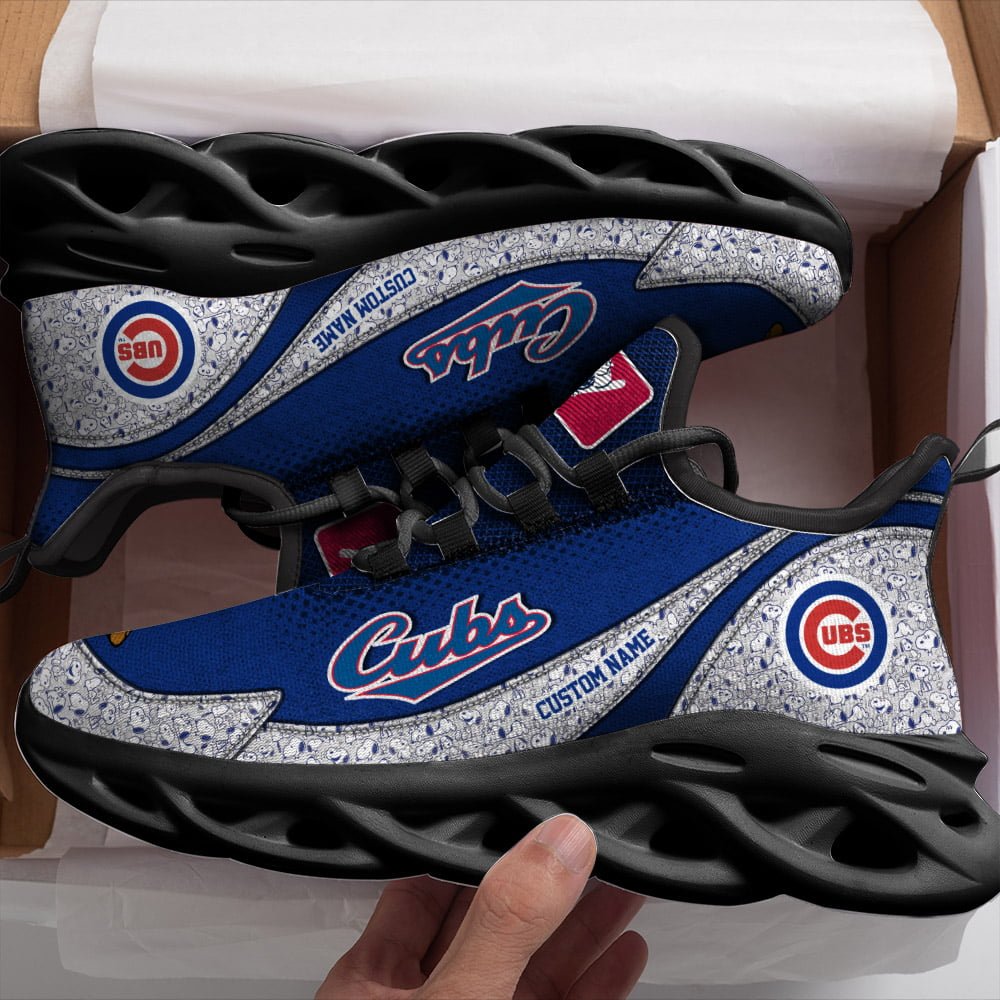 Ideafootwear Chicago Cubs MLB Max Soul Shoes Sneakers For Men And Women