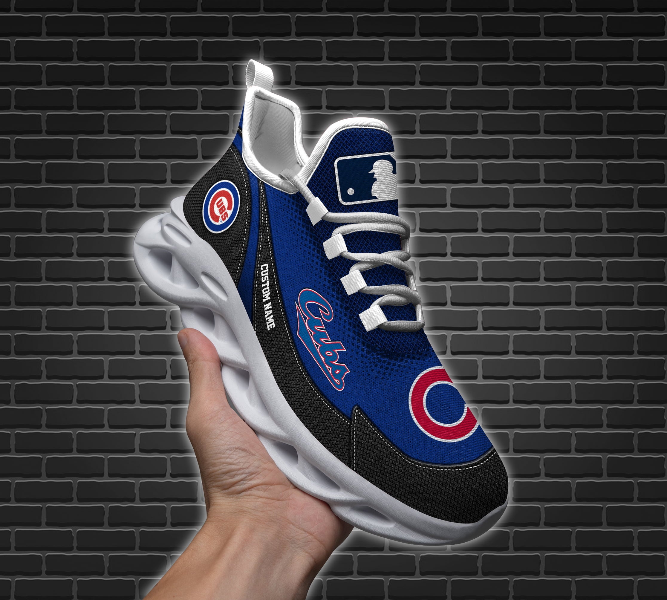 Ideafootwear Chicago Cubs MLB Max Soul Shoes Sneakers For Men And Women