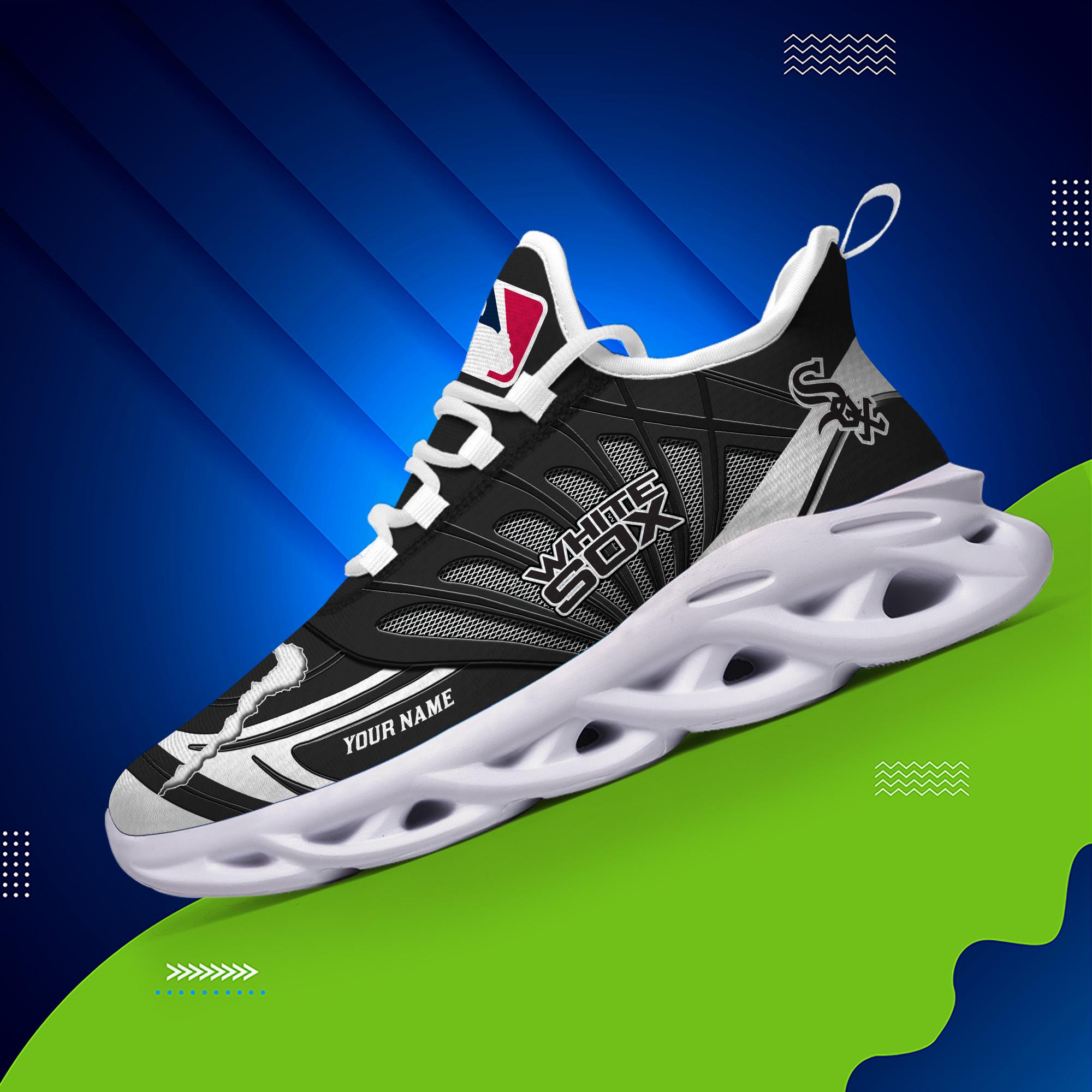 Ideafootwear Chicago White Sox Max Soul Shoes Sneakers For Men And Women