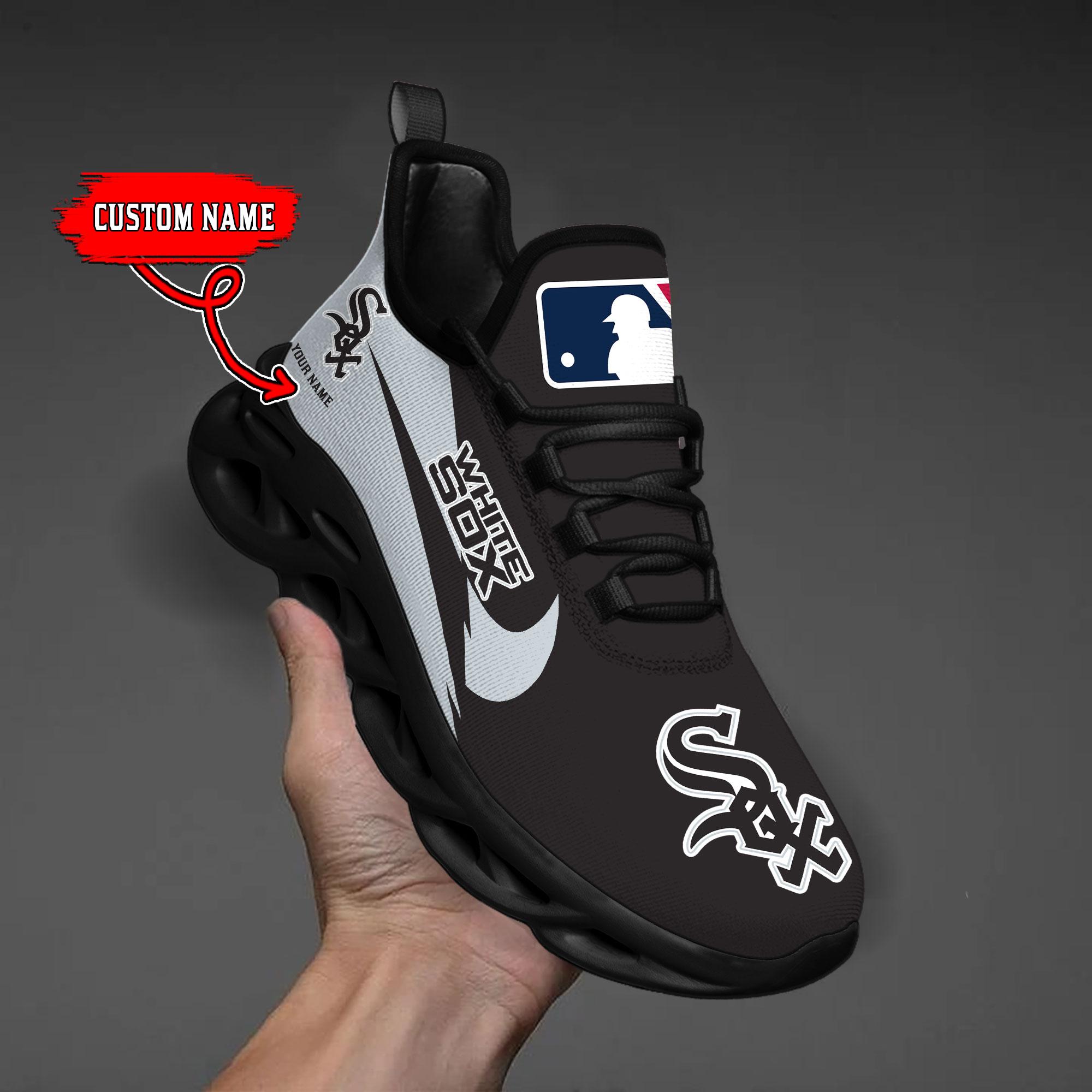 Ideafootwear Chicago White Sox Max Soul Shoes Sneakers For Men And Women