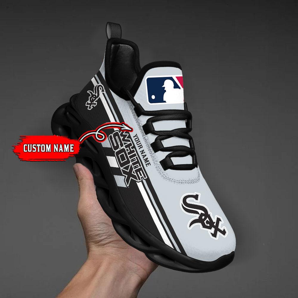 Ideafootwear Chicago White Sox Max Soul Shoes Sneakers For Men And Women