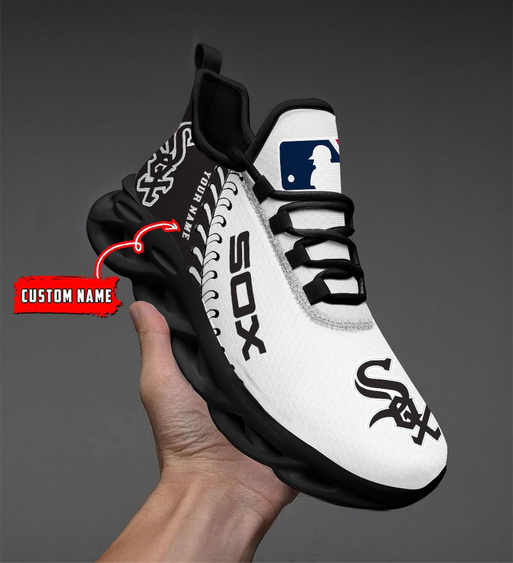 Ideafootwear Chicago White Sox MLB Max Soul Shoes Sneakers For Men And Women