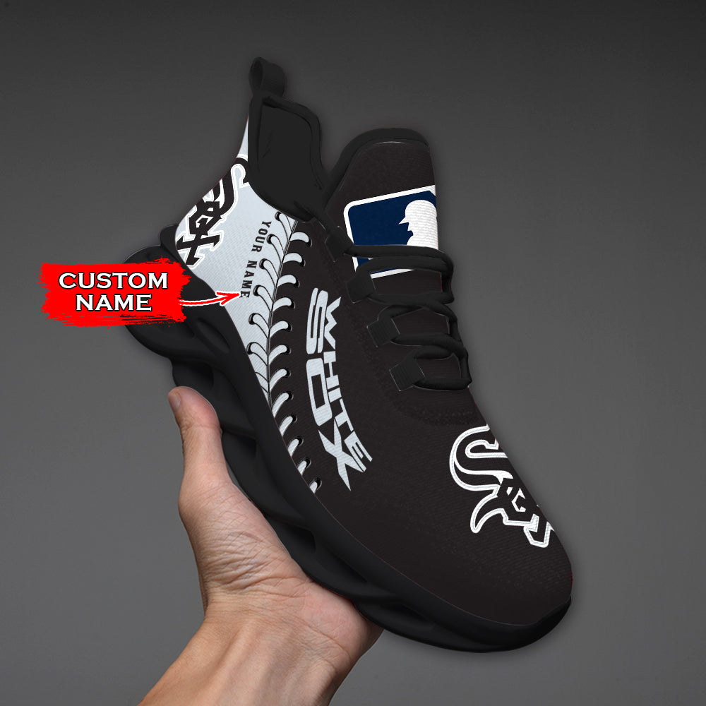 Ideafootwear Chicago White Sox MLB Max Soul Shoes Sneakers For Men And Women