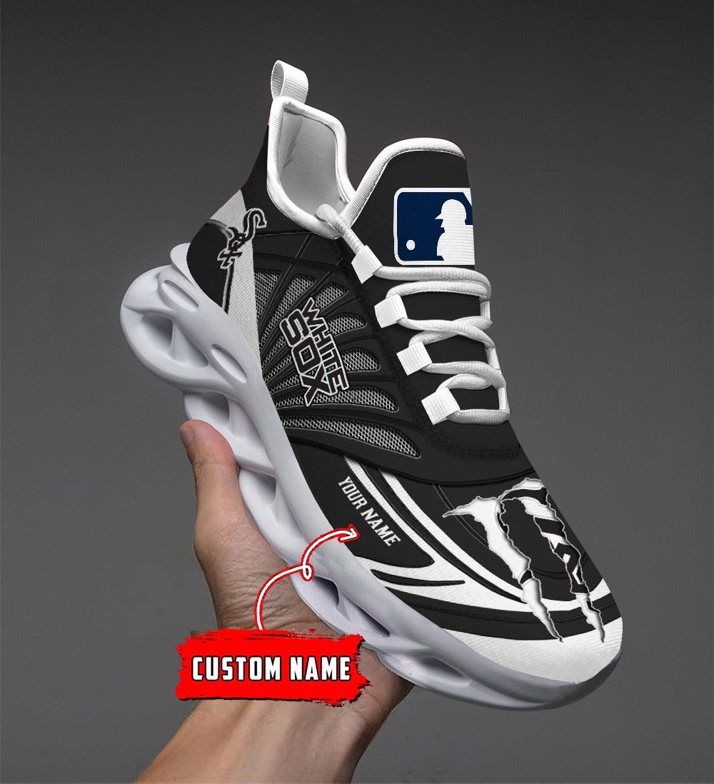 Ideafootwear Chicago White Sox MLB Max Soul Shoes Sneakers For Men And Women