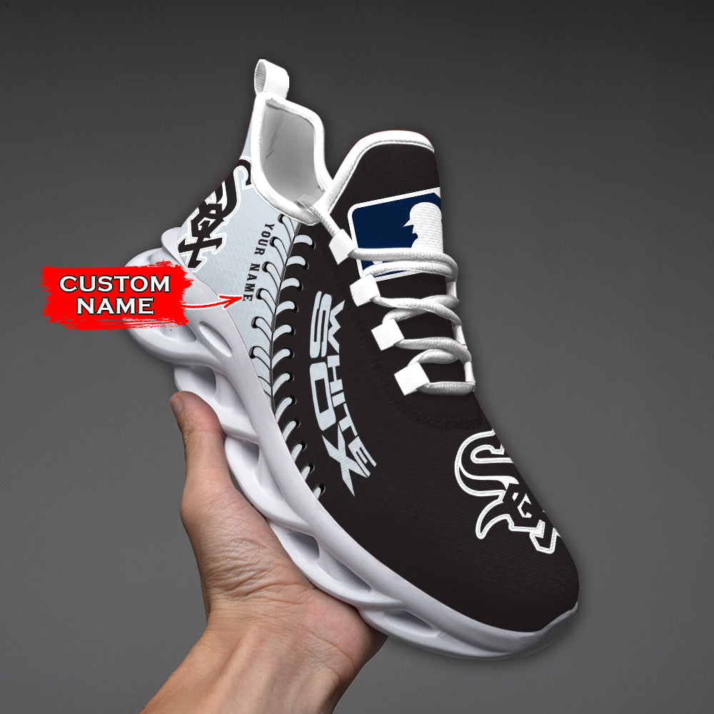 Ideafootwear Chicago White Sox MLB Max Soul Shoes Sneakers For Men And Women