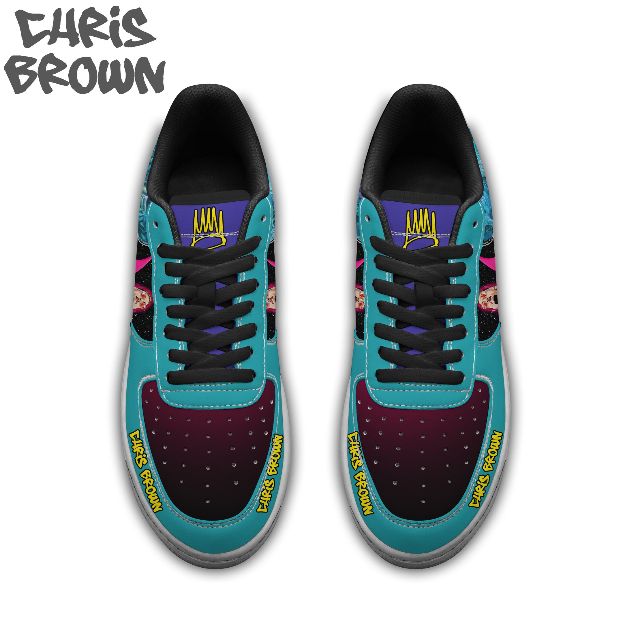 Ideafootwear Chris Brown Air Low-Top Sneakers Shoes For Men And Women