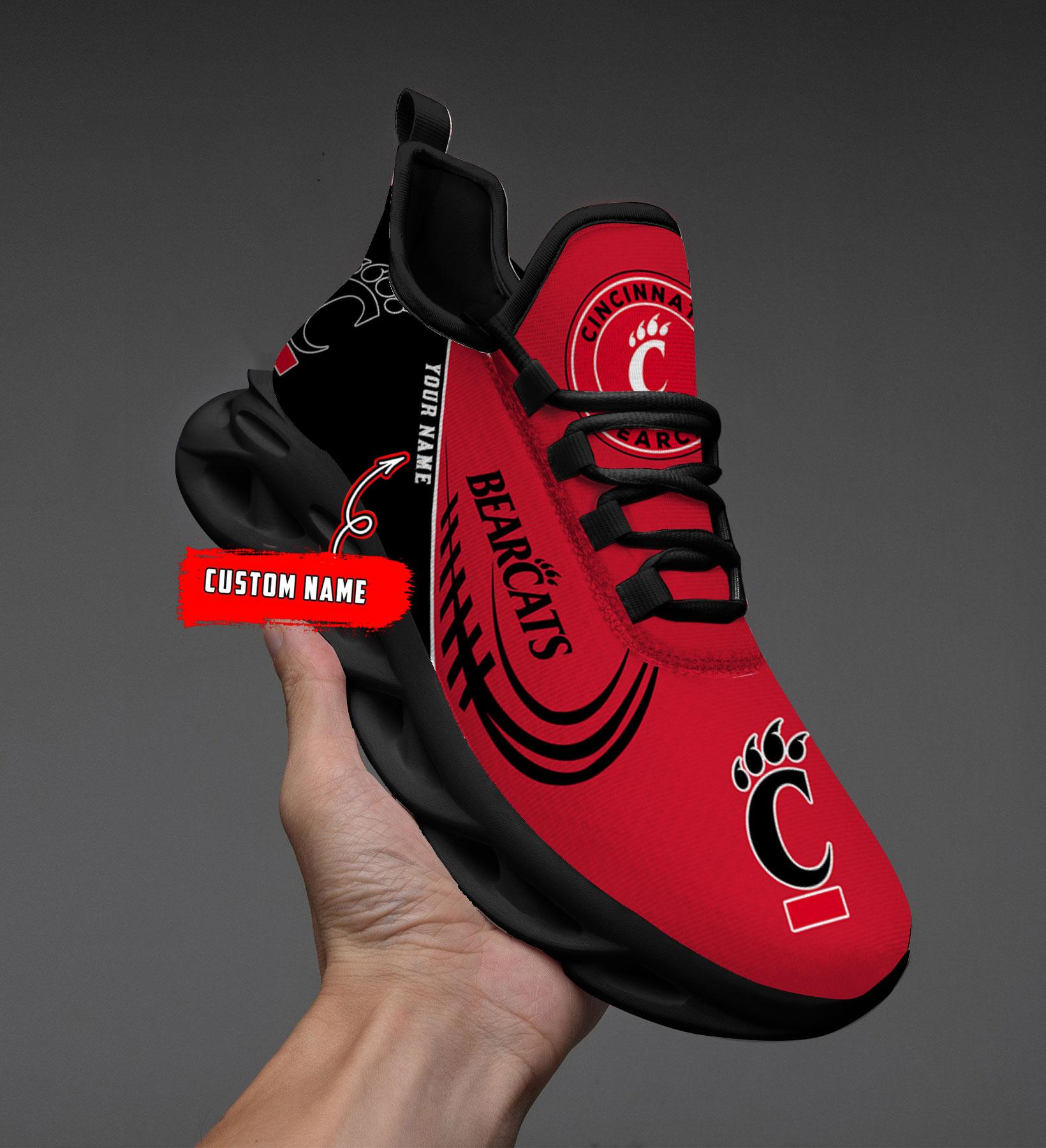 Ideafootwear Cincinnati Bearcats Max Soul Shoes Sneakers For Men And Women