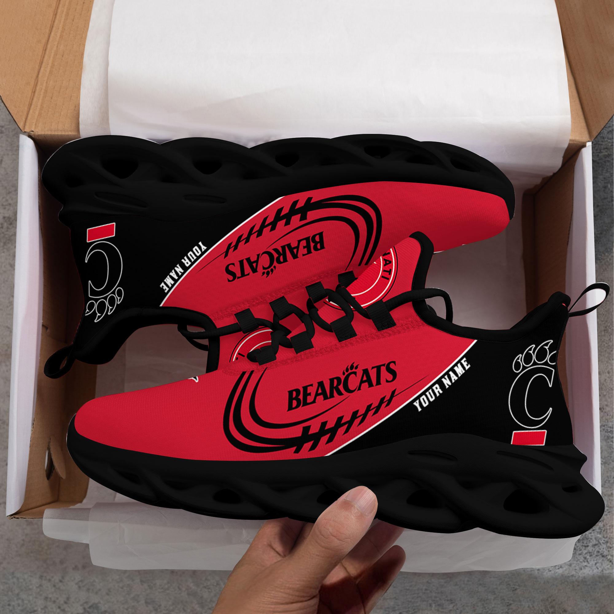 Ideafootwear Cincinnati Bearcats Max Soul Shoes Sneakers For Men And Women