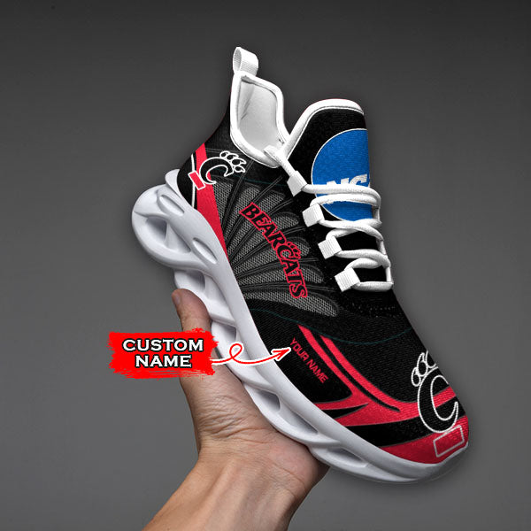 Ideafootwear Cincinnati Bearcats NCAA Max Soul Shoes Sneakers For Men And Women