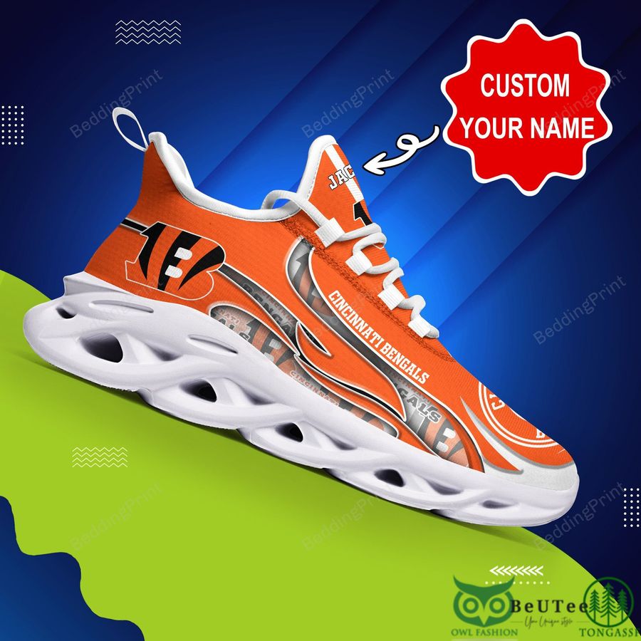 Ideafootwear Cincinnati Bengals Max Soul Shoes Sneakers For Men And Women