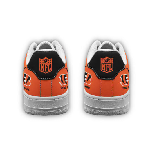 Ideafootwear Cincinnati Bengals NFL Air Low-Top Sneakers Shoes For Men And Women