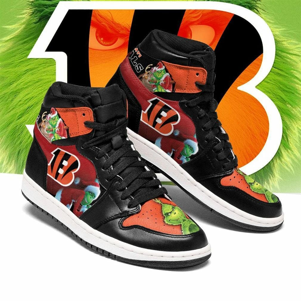 Ideafootwear Cincinnati Bengals NFL AJ1 High Sneakers Shoes For Men And Women