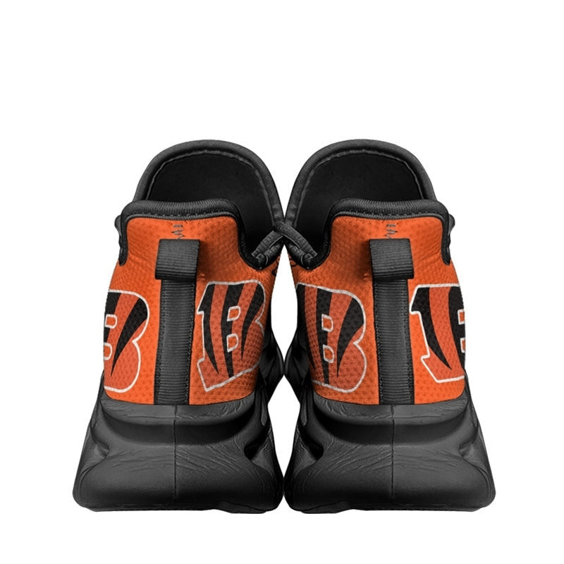 Ideafootwear Cincinnati Bengals NFL Max Soul Shoes Sneakers For Men And Women