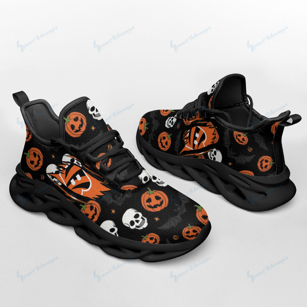 Ideafootwear Cincinnati Bengals NFL Max Soul Shoes Sneakers For Men And Women