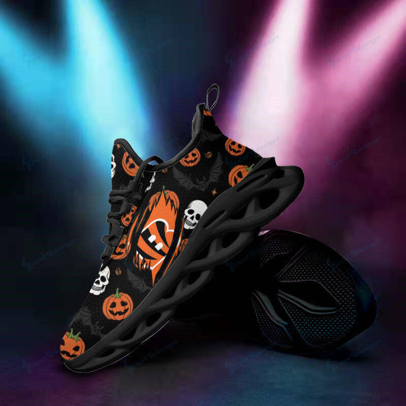 Ideafootwear Cincinnati Bengals NFL Max Soul Shoes Sneakers For Men And Women