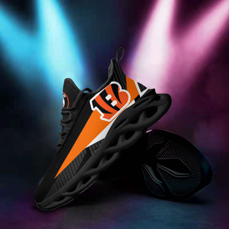 Ideafootwear Cincinnati Bengals NFL Max Soul Shoes Sneakers For Men And Women