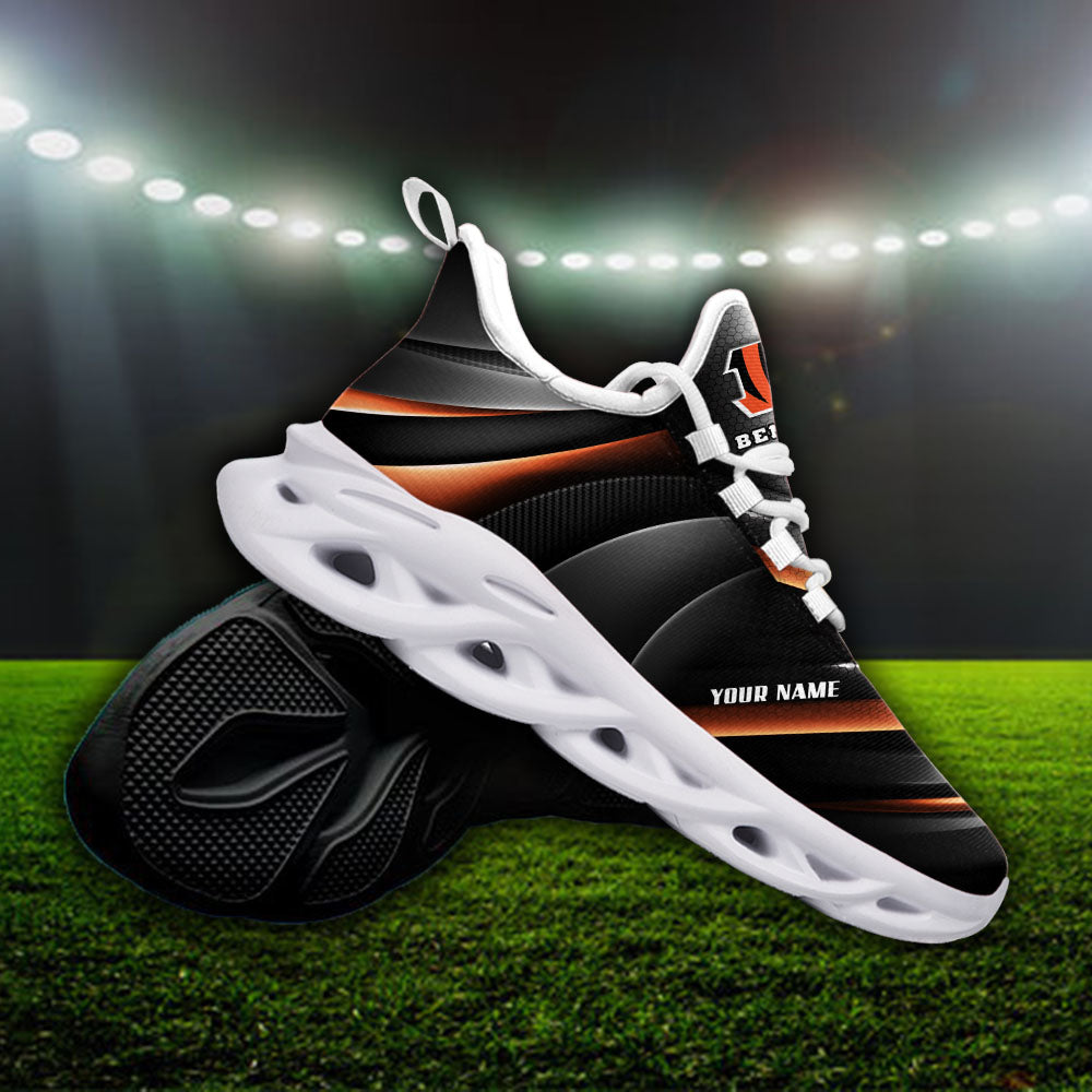 Ideafootwear Cincinnati Bengals NFL Max Soul Shoes Sneakers For Men And Women