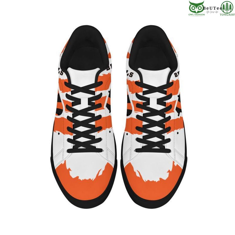 Ideafootwear Cincinnati Bengals Skate Stan Shoes Sneakes For Men And Women