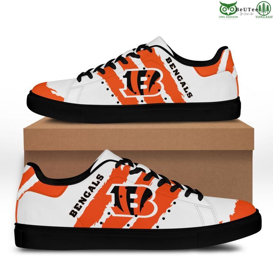 Ideafootwear Cincinnati Bengals Skate Stan Shoes Sneakes For Men And Women