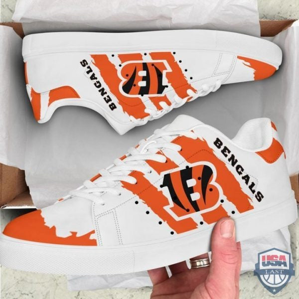 Ideafootwear Cincinnati Bengals Skate Stan Shoes Sneakes For Men And Women