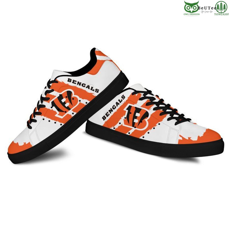 Ideafootwear Cincinnati Bengals Skate Stan Shoes Sneakes For Men And Women