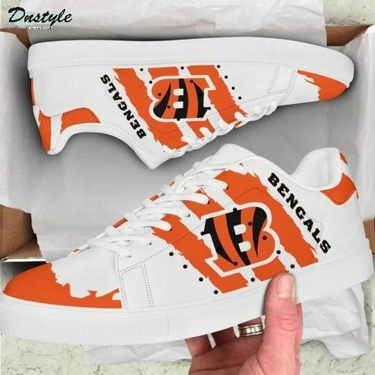 Ideafootwear Cincinnati Bengals Skate Stan Shoes Sneakes For Men And Women