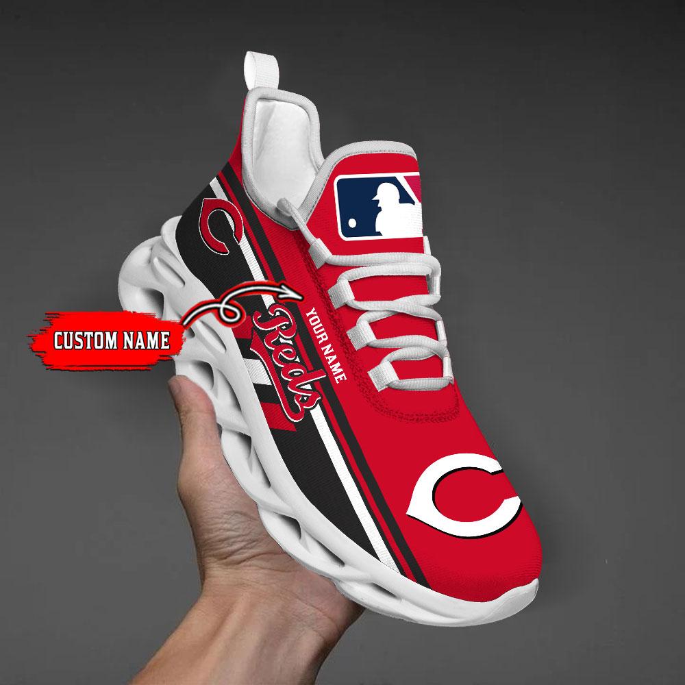 Ideafootwear Cincinnati Reds Max Soul Shoes Sneakers For Men And Women