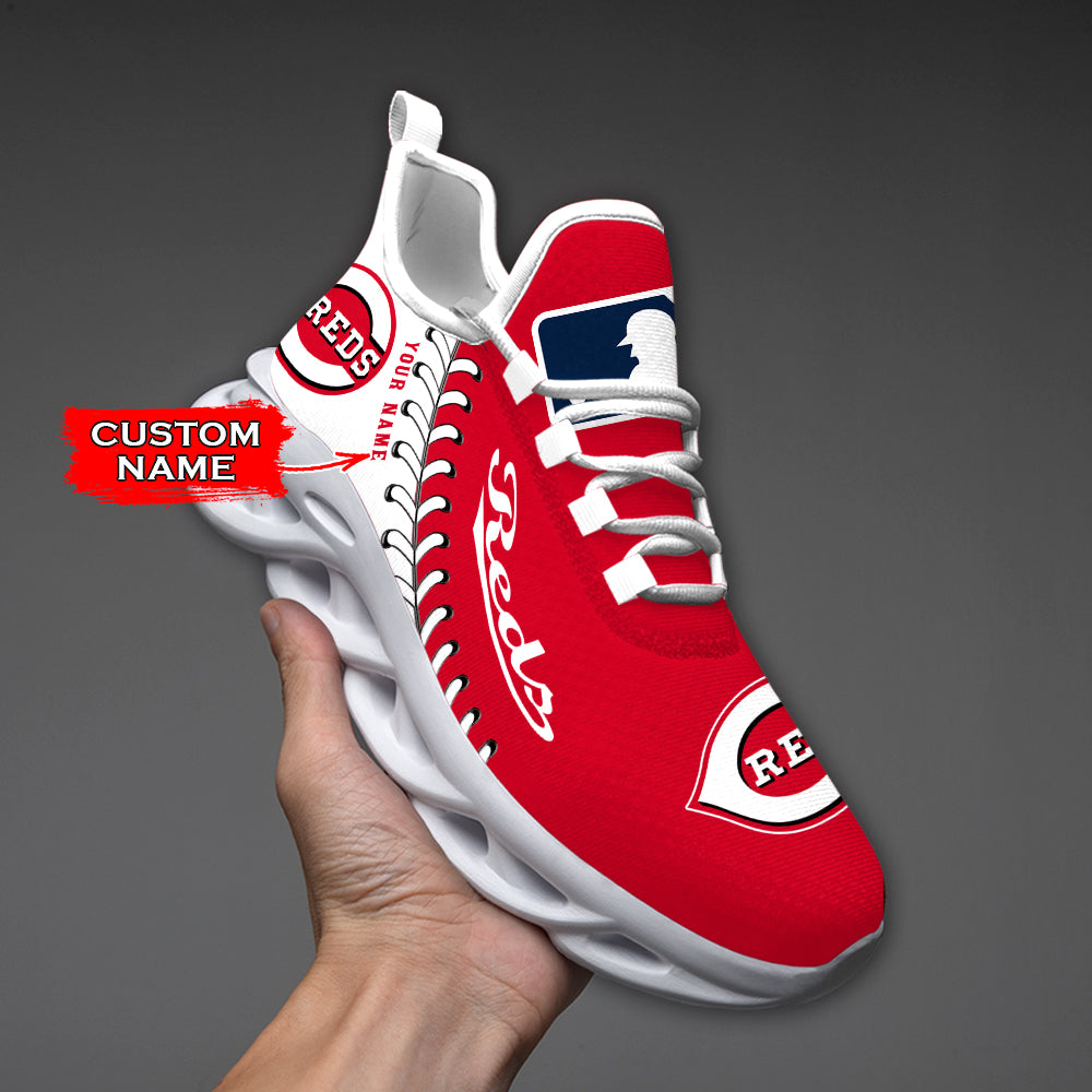 Ideafootwear Cincinnati Reds MLB Max Soul Shoes Sneakers For Men And Women