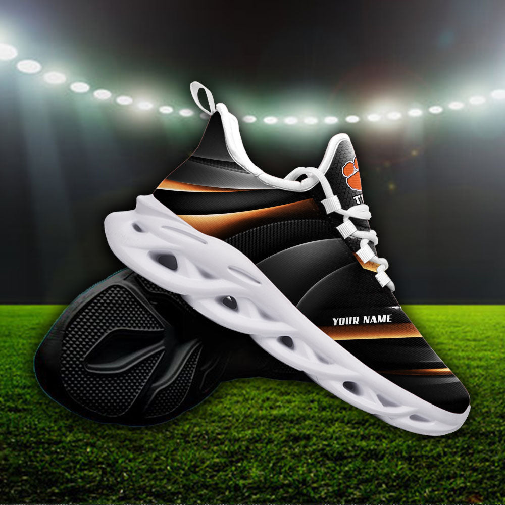 Ideafootwear Clemson Tigers NCAA Max Soul Shoes Sneakers For Men And Women