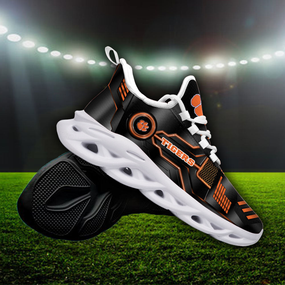Ideafootwear Clemson Tigers NCAA Max Soul Shoes Sneakers For Men And Women