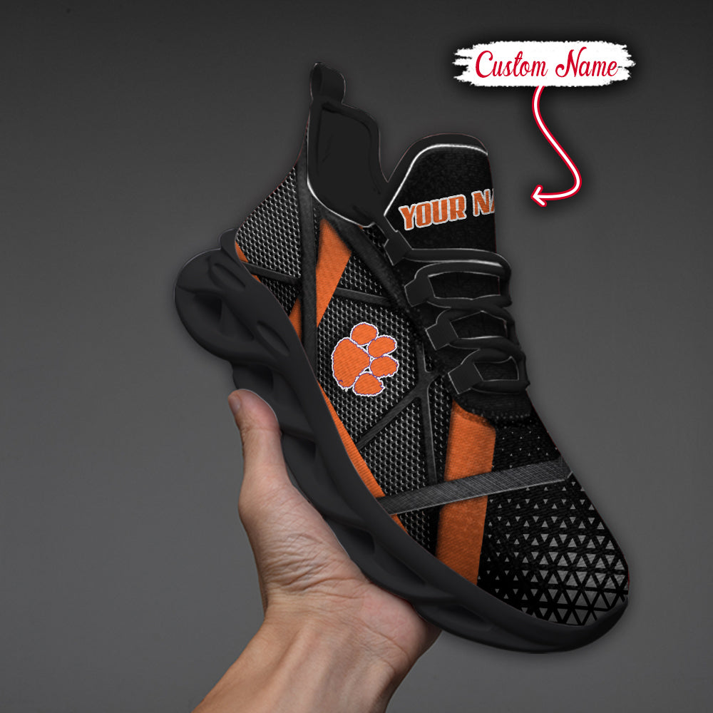 Ideafootwear Clemson Tigers NCAA Max Soul Shoes Sneakers For Men And Women