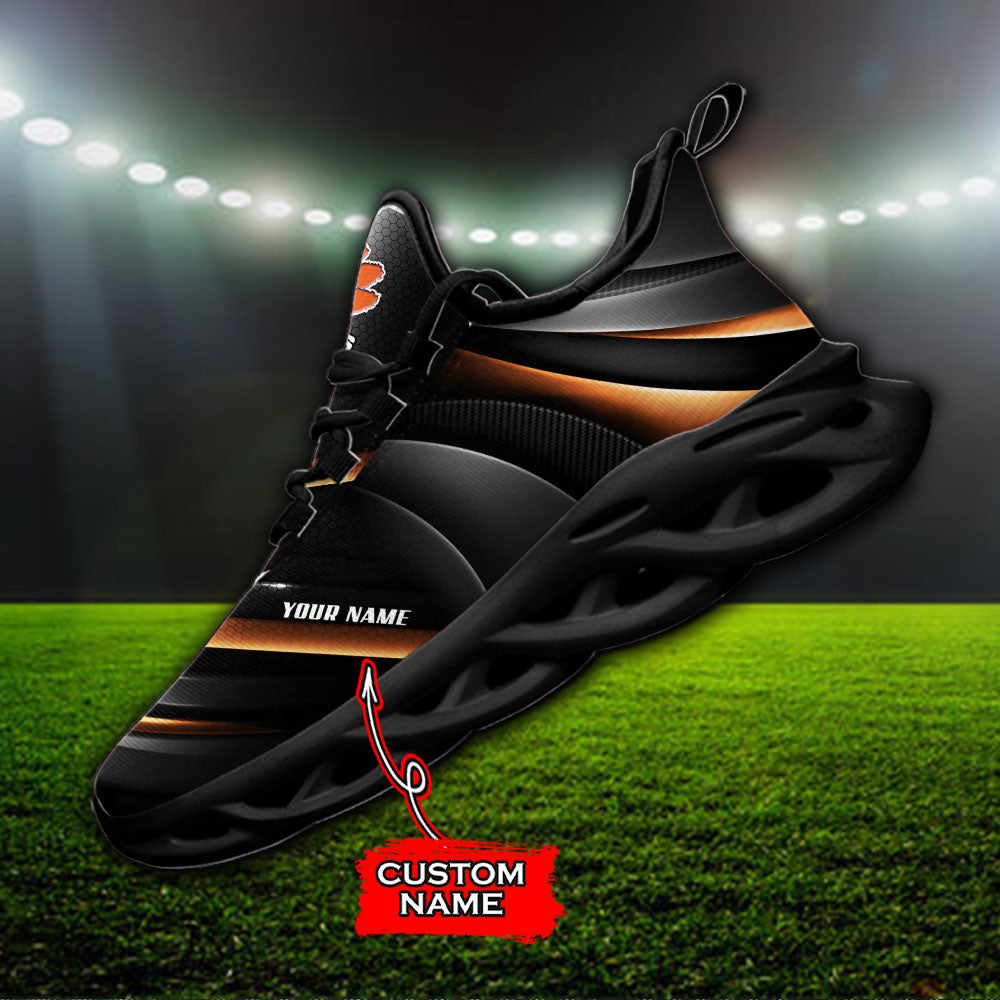 Ideafootwear Clemson Tigers NCAA Max Soul Shoes Sneakers For Men And Women