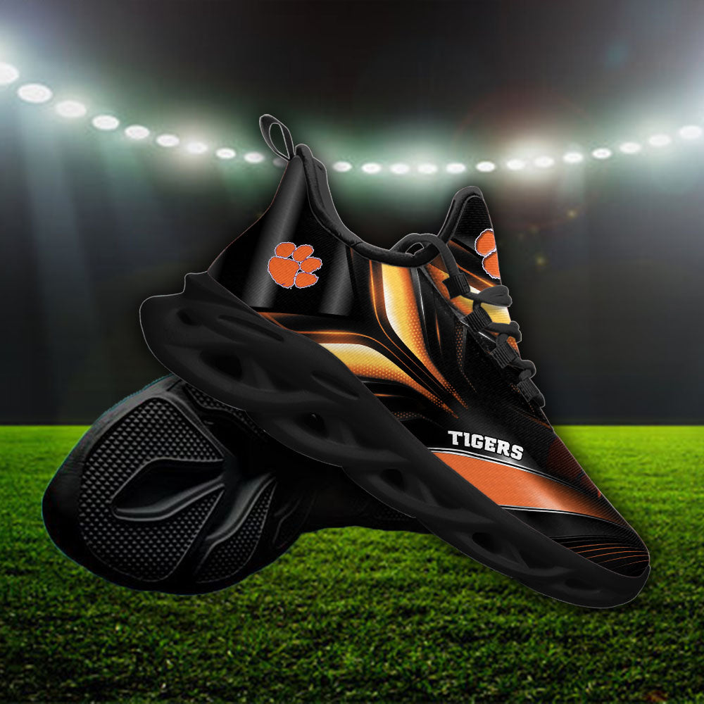 Ideafootwear Clemson Tigers NCAA Max Soul Shoes Sneakers For Men And Women
