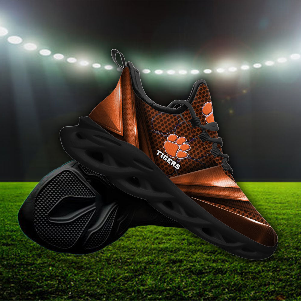 Ideafootwear Clemson Tigers NCAA Max Soul Shoes Sneakers For Men And Women
