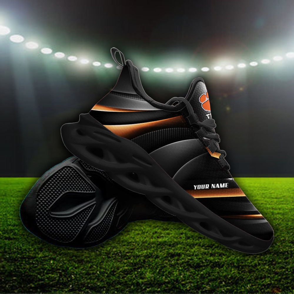 Ideafootwear Clemson Tigers NCAA Max Soul Shoes Sneakers For Men And Women